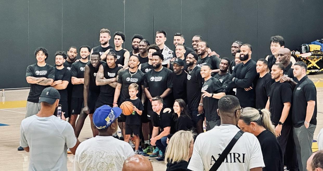媒体人报道：NBA高管齐聚一堂，见证杨瀚森试训，本人自信“拿捏”